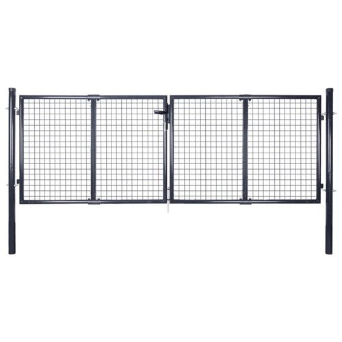 Mesh garden gate galvanised - garden,