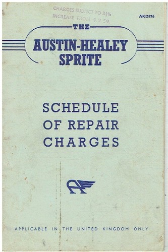Austin healey frogeye sprite - austin,