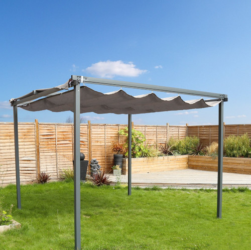 Steel pergola gazebo - 3m,
