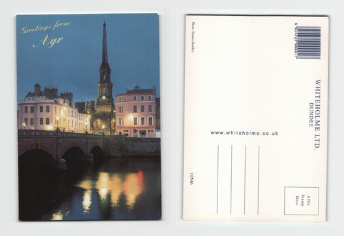 Postcard greetings from ayr - postcard,