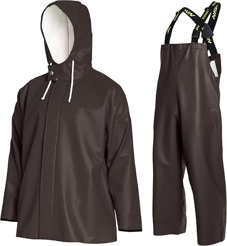 Men commercial fishing - fishing, rain