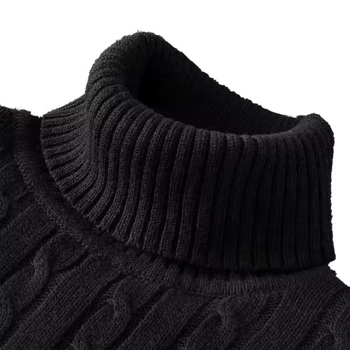 Men warm wool turtleneck - men's,