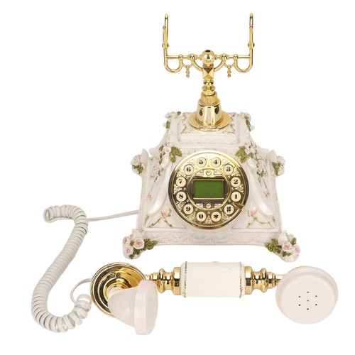 Old fashioned telephone retro - fashioned,