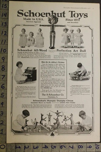 1918 schoenhut toy wood - toy,