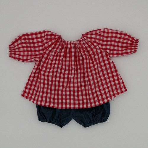 Dolls clothes handmade red - dolls,