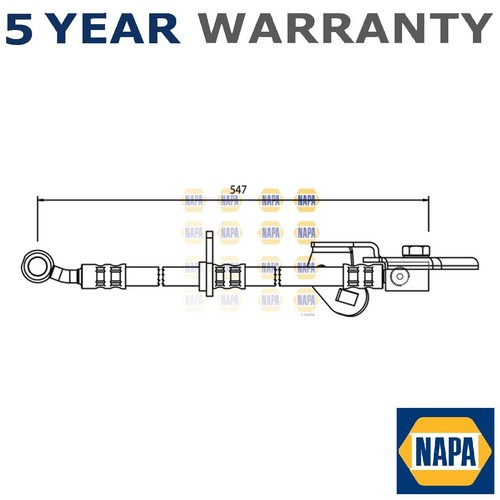Napa front right brake hose - right,