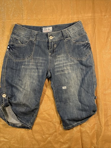 True denim capri jean size - denim,