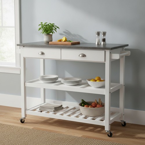Kitchen island rolling utility - rolling,