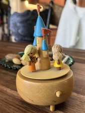 Vintage Schmid Music Box Wood