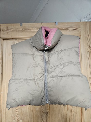 Zara reversible cropped - zara, gilet