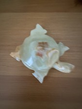 Cute Decorative Onyx Hand Carved Turtle 🐢 Ornament Used In Good Condition 