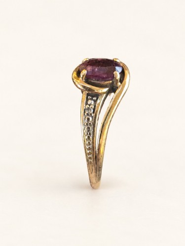 9ct gold ruby diamond - 9ct, accent