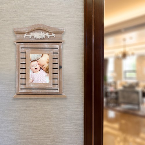 1pcs wooden key locker home - key,