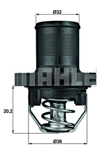 Engine thermostat mahle fits - engine,