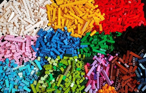 Lego wide bricks mixed - lego,