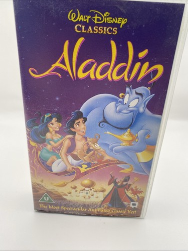 Disney aladdin vhs walt - aladdin,