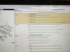 Peugeot 406 mk1 saloon coupe  Sump Guard under Engine Cover shield 701381