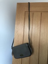 AUBREY WOMENS CROSSBODY BAG MESSENGER  GREEN LEATHER GREAT CONDITION