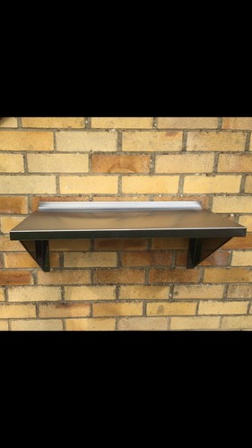 Stainless steel wall - wall, shelf