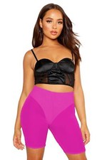 Womens Ladies See Through Mesh