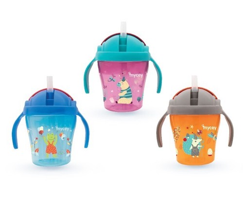 Mycey straw cup 200 ml - -,