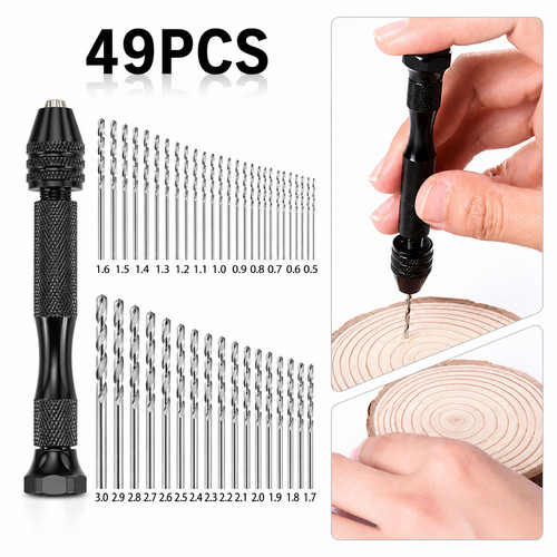 49pcs mini hand drill - bit, set