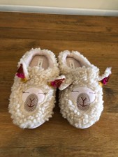 FATFACE Womens Lila Llama Mule Slippers - Large - UK Size  7/8