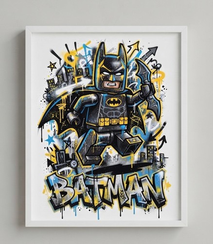Gloss lego batman print - lego,