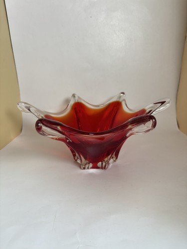 Vintage murano red art - vintage, glass