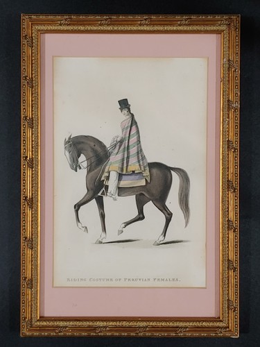 Antique 1825 aquatint hand - antique,