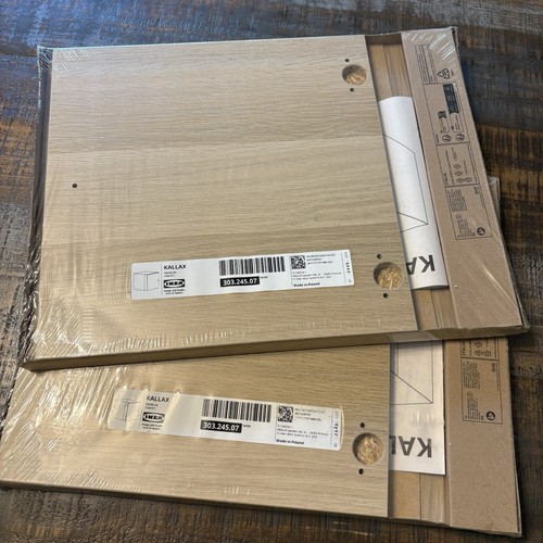 Pair ikea kallax - inserts, with