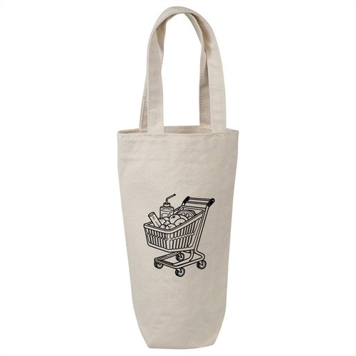 Full shopping cart wine - shopping,
