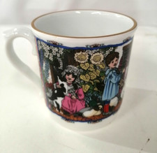 Royal Worcester Sue Scullard Birthday Mug Cup Friday Child Fine Porcelain 1990