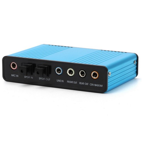 External sound card - external, 6