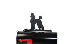 Standard Poodle Mailbox Topper