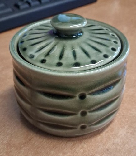 Vintage sylvac green lidded - vintage,