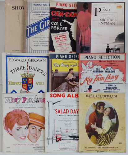 Vintage piano sheet - piano,