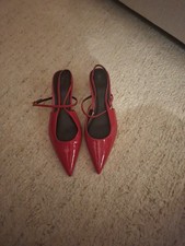Women's Red Slingback Marks