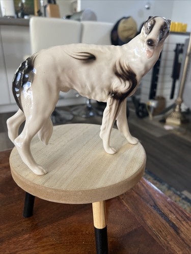 Austrian porcelain borzoi - austrian,