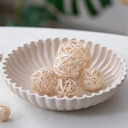 Hanobe white decorative - decorative, bowl