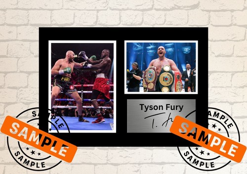 Tyson fury signed autograph - fury,