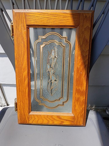 Oak cabinet doors - oak, gold