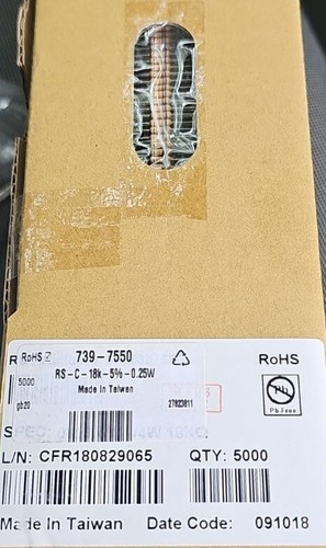 Lot qty 5000 - lot, resistors