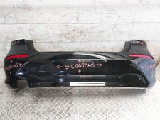 BMW 1 SERIES F40 COMPLETE REAR BUMPER WITH PDC SENSORS IN BLACK EXY 2020