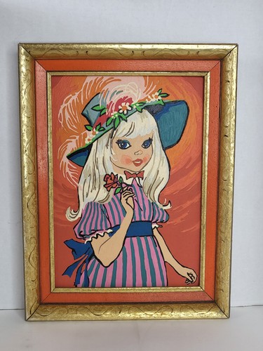 Vintage paint number framed - paint, by