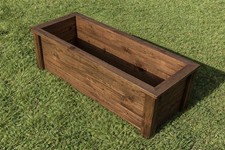 Wooden garden planter  trough