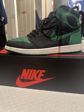 Jordan 1 Retro OG High Pine Green Black Size Uk 11 USED 