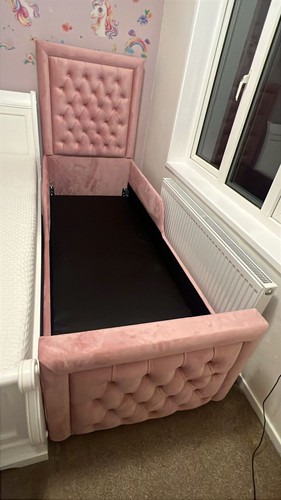 Panel kids bed frame - bed,