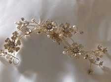 Hair Vine with Gold Color