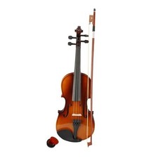 New 1/2 Size Natural Acoustic Violin with Case+ Bow + Rosin For 7-10 year Kids